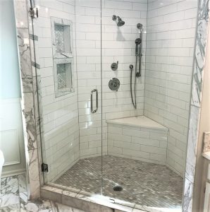 custom shower tile replacement